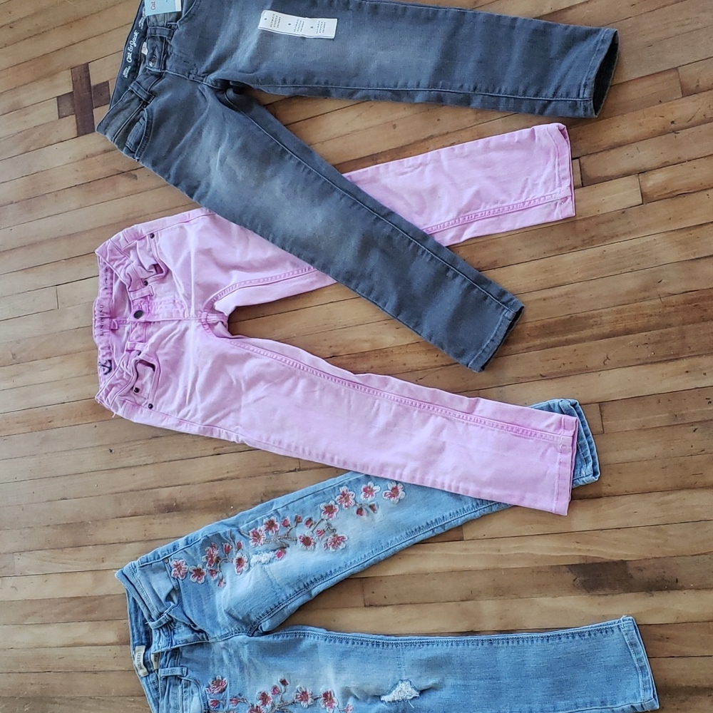 Girls jeans lot size 8